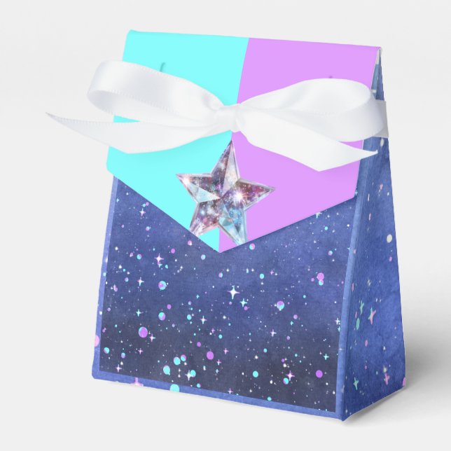 Ballotins Fête d'anniversaire jumelle dans l'espace (Verso)