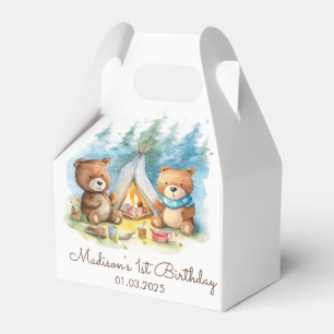 Ballotins Fête d'anniversaire rustique de Camping Mountain