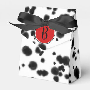 Ballotins Fête d'anniversaire taches dalmatiennes noir blanc