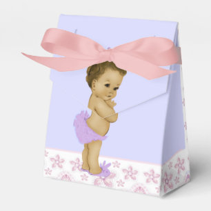Ballotins Fête de bébé fille afro-américaine rose et violett