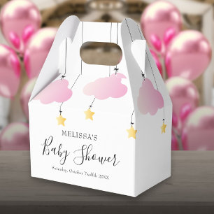 Ballotins Fête de Bébé Fille Rose Brille Brille Petite Étoil