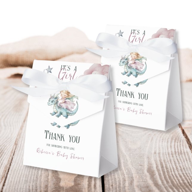 Ballotins Fête de Bébé Princesse Rose Rêveuse Conte de Fées  (Créateur téléchargé)