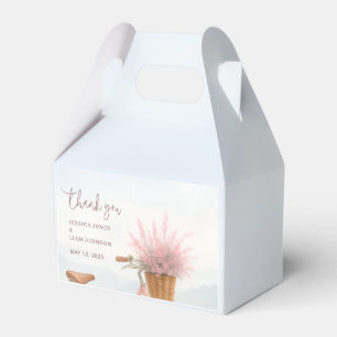 Ballotins Fête de fiançailles au thème de vélo vintage fleur