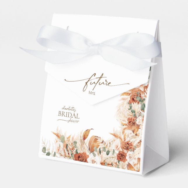 Ballotins Fête de Fiançailles de Future Mme Floral Boho (Verso)