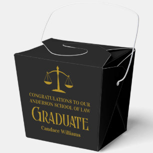 Ballotins Fête de fin d'études en droit Or Noir Fortune