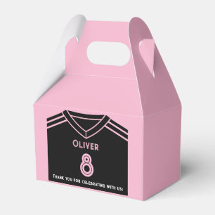 Ballotins Fête de football rose et noir de Miami