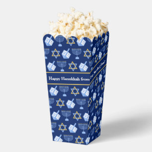 Ballotins Fête de Hanoukka en Popcorn avec Motif Bleu Person