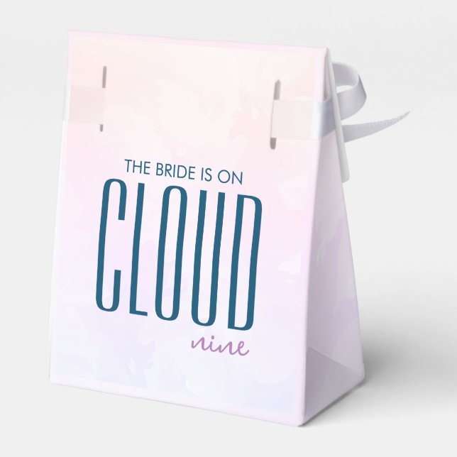 Ballotins Fête de mariage Artsy Cloud Nine pastel gras (Arrière)