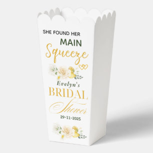 Ballotins Fête de mariage Main Squeeze Citron Eucalyptus Ros