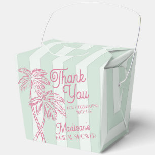 Ballotins Fête de mariage Mint Palm Spring Pastel Plage