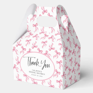 Ballotins Fête de mariage personnalisée Coquette Ruban Rose