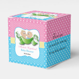 Ballotins Fête de naissance de jumeaux - Deux petits pois da