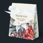 Ballotins Fête de Noël Blanc Fleurs rouges Vacances Élégante<br><div class="desc">Fête de Noël Fleurs rouges blanches Fêtes Ballotins élégants. Unique,  beau,  design élégant. Facile à personnaliser. Le style de police,  la taille et les couleurs peuvent être modifiés. Éléments correspondants disponibles.</div>