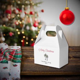 Ballotins Fête de Noël tropicale Palm Trees Beach