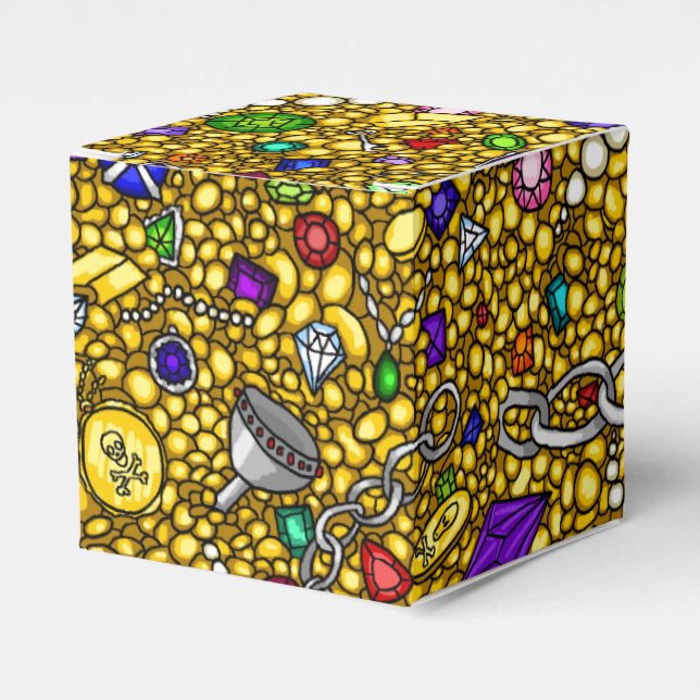 Ballotins Fête de poitrine au trésor pirate pour (Verso)