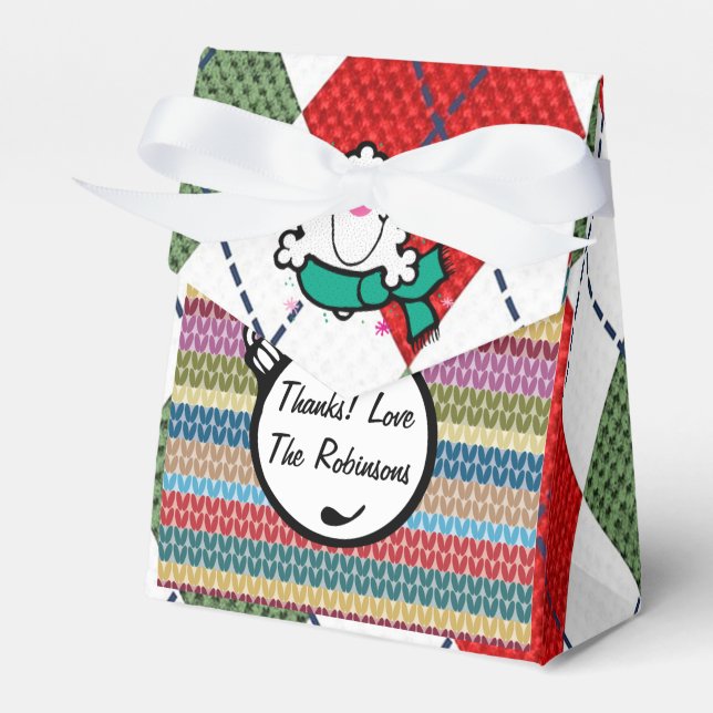 Ballotins Fête de Pull de Noël Laid Personnalisé (Verso)