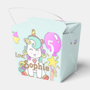 Ballotins Fête de remerciement de licornes mignonnes magique