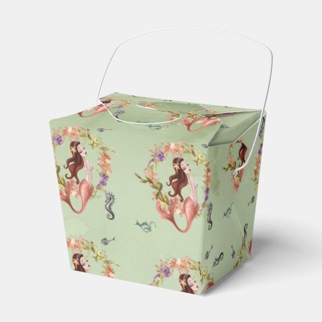 Ballotins Fête de sirène marine aquarelle (Verso)