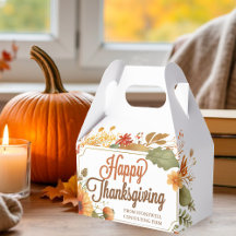 Fête de Thanksgiving personnalisée pour entreprise