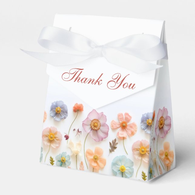 Ballotins Fête des mariées Fleur sauvage Pastel Pink Bohemia (Verso)