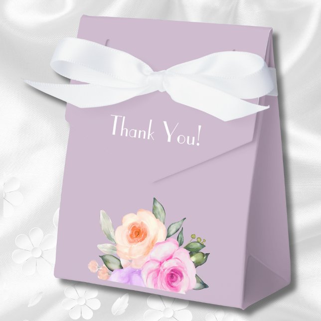 Ballotins Fête des mariées Lavender Bright Peach Rose Roses (Créateur téléchargé)