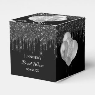 Ballotins Fête des mariées noir argent parties scintillant g