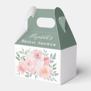 Ballotins Fête des mariées rose Floral Ballotin Aquarelle