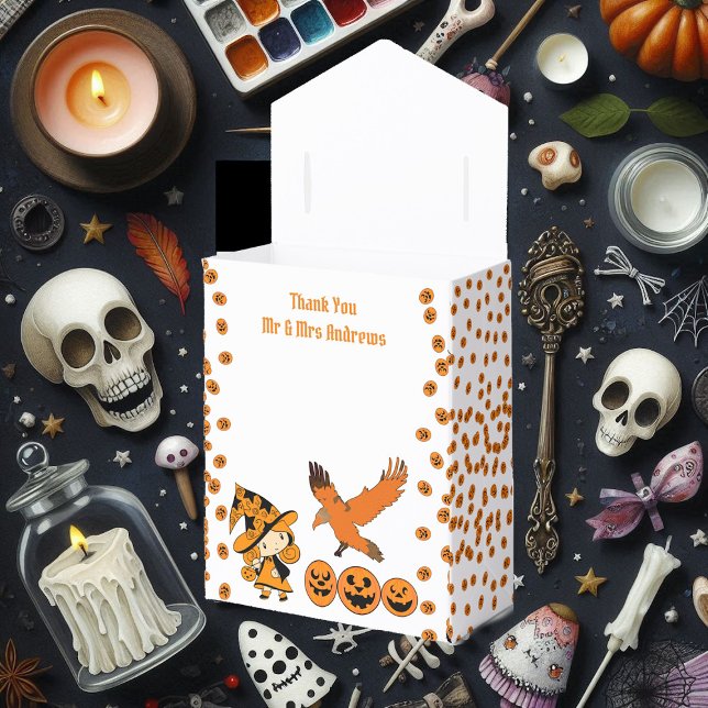 Ballotins Fête des sorcières en marche Halloween Corbeau Ann (Wandering Witch Party Halloween Raven Birthday Fun Favor Boxes)