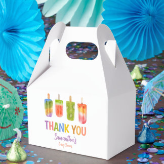 Ballotins Fête estivale Popsicle baby shower Ice Cream