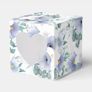 Ballotins Fête Faveur Box-Blue Flowers Ballotin