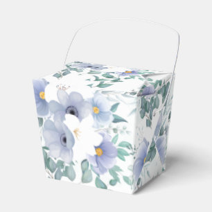 Ballotins Fête Faveur Box-Blue Flowers Ballotin
