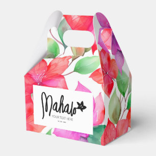 Ballotins Fête florale étiquette modifiable en faveur de l'e