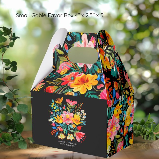 Ballotins Fête Florale mexicaine noire (Créateur téléchargé)