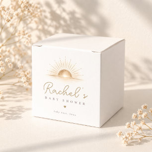 Ballotins Fête minimale bohème soleil neutre pour bébé