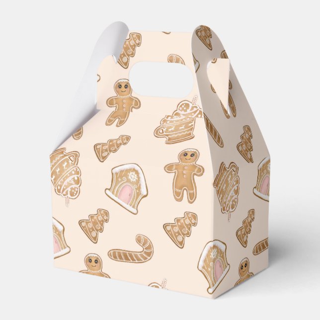 Ballotins fête Noël pain d'épices biscuit motif (Verso)