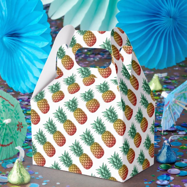 Ballotins Fête tropicale avec ananas rétro (Fête)