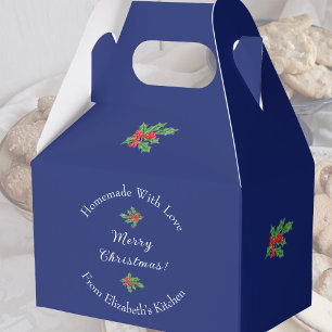 Ballotins Fêtes modifiables cadeau de pâtisserie Bleu Joyeux