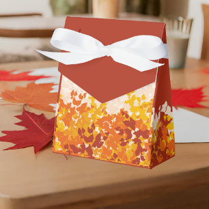 Ballotins Feuille d'érable Orange et Terracotta Mariage d'au
