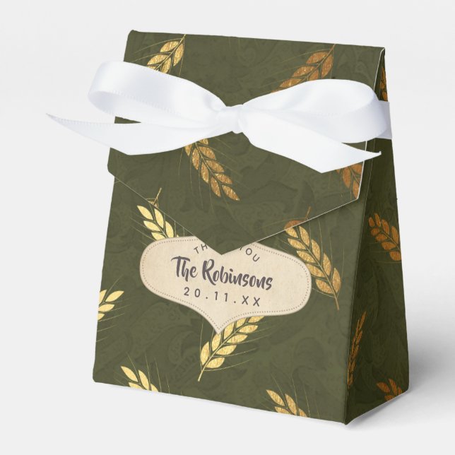 Ballotins Feuille d'or de Thanksgiving (Verso)