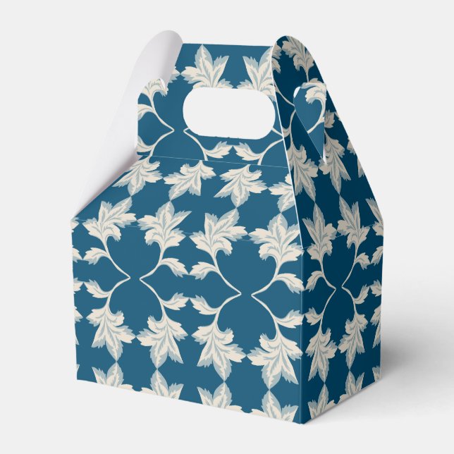 Ballotins Feuilles argentés bleus (Verso)