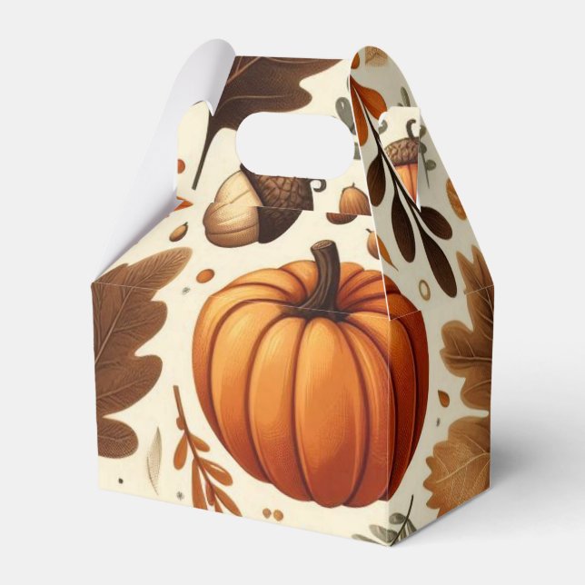 Ballotins feuilles classiques / citrouilles / glands Automne (Verso)