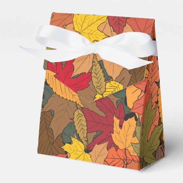 Ballotins Feuilles d'automne colorées (Verso)