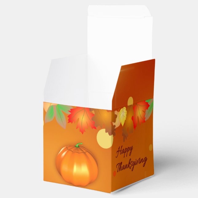 Ballotins Feuilles d'automne colorées bon thanksgiving (Ouvert)