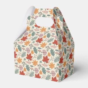 Ballotins Feuilles d'automne vintage et Motif Acorns