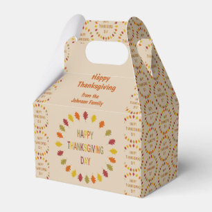 Ballotins Feuilles de chêne Thanksgiving Custom