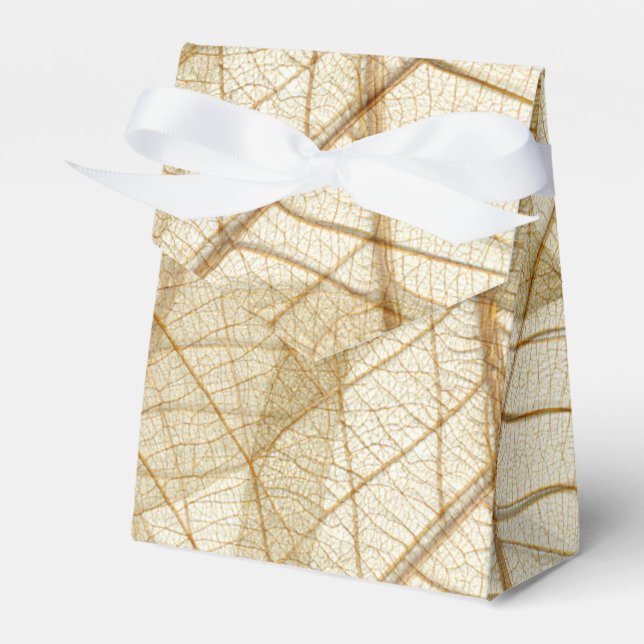 Ballotins Feuilles de dentelle de crème pâle rustique (Verso)