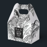 Ballotins Feuilles de palmier tropical Mariages abstraits su<br><div class="desc">Un beau croquis vintage de branches de palmier en noir et blanc. Un design abstrait rustique parfait idéal pour tout style de décoration intérieure ou occasion. Un design idéal pour quiconque aime la nature, l'art abstrait, les dessins au trait, les conceptions sur le thème de la plage tropicale, les styles...</div>