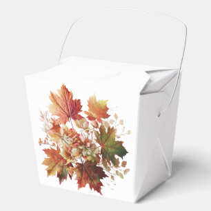 Ballotins Feuilles et fleurs d'automne en bouquet d'automne