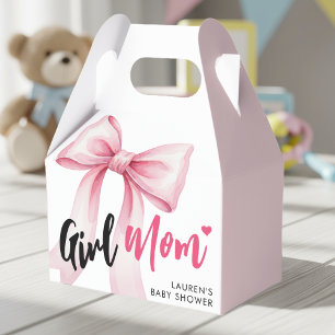 Ballotins Fille au ruban rose Maman Cadeau Baby Shower