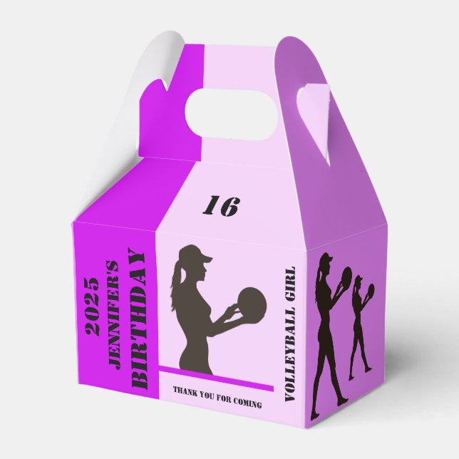 Ballotins Fille de volley-ball, cadeau de joueur de volley-b (Verso)